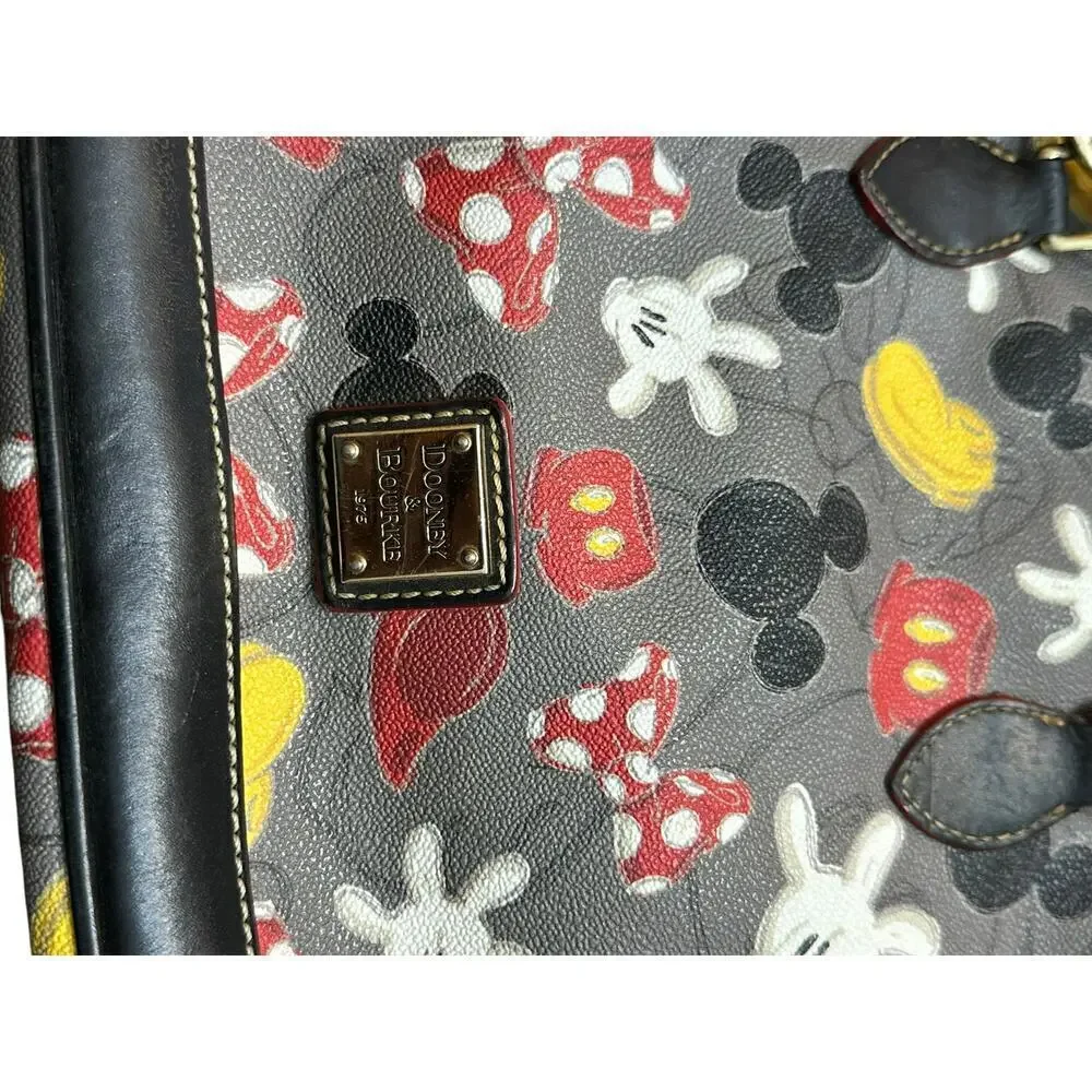 Dooney & Clearance Bourke Mickey Ears Disney Parks Satchel Hand Bag Size